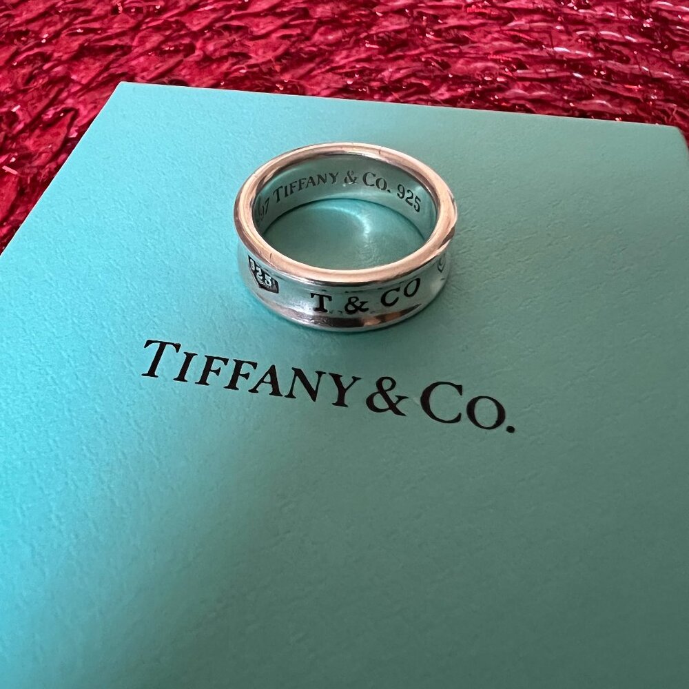 Tiffany & Co. 1837 Concave Wide Band Ring 7
